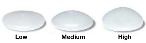 low medium and high profile breast implants